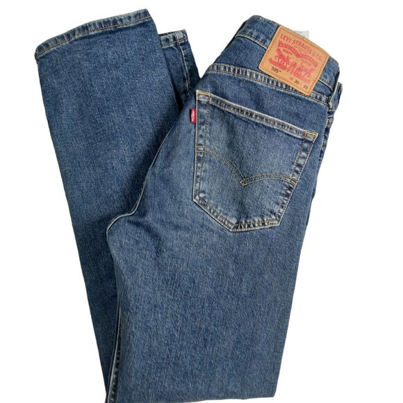 Levi's 505 Regular Fit Straight Leg Jeans 32x31 - Picture 1 of 8